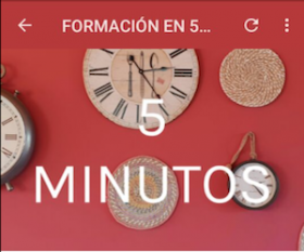 FORMACIÓN EN 5 MINUTOS - SESIONES CLÍNICAS 3.0 